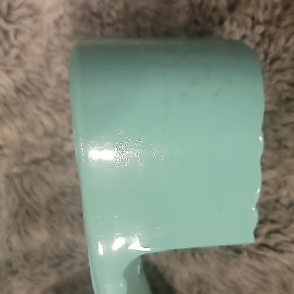 Gucci Rubber Slide Sandal Green Logo open toe 2” block heel Jelly mules 38 US 8 - Picture 10 of 11